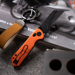 Adélie Penguins G076 Utility Knife (2.68"+SK5 Blade+G10)Blade x10