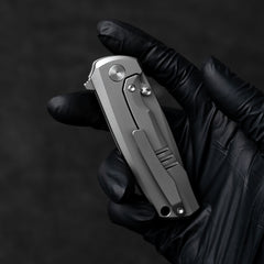 Ti-Bomber T065 Folding Knife –(2.95"+Bohler M390 +Titanium)-OLITANS