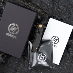 Mini Knife 2.16'' 14C28N blade + Titanium handle, Frame lock, Flipper, T019