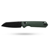 King Penguin G062 Folding Knife (3.35''+14C28N+Micarta Handle)-Crossbar Lock-Thumb Stud-Olitans
