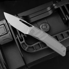 Sworf T077(3.4"+Bohler M390 +Titanium)Liner Lock