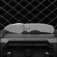 Mini Ti-Mastiff T074( 2.36'' + Bohler M390 + Step milled+Titanium )Folding Knife