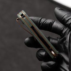 Lemon Shark G071(3.27"+10Cr15Mov+Micarta Handle+PVD)-Liner Lock-Olitans