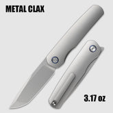 OLITANS T054 Folding Knife Bohler M390 Blade Titanium Handle/Red Copper Handle