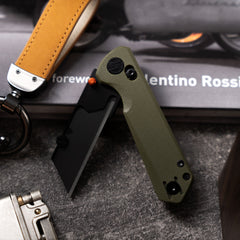 Adélie Penguins G076 Utility Knife (2.68"+SK5 Blade+G10)Blade x10