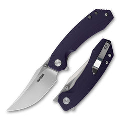 G059 Folding Knife – 3.38" D2 Blade, G10 Handle, Triple Open | Olitans
