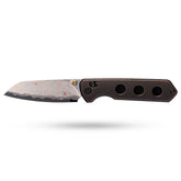 Imperial Penguin M060(3.35''+Damascus Steel & Copper+Red Copper)-Axis lock-thumb stud