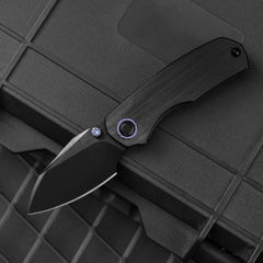 Mini Ti-Mastiff T074( 2.36'' + Bohler M390 + Step milled+Titanium )Folding Knife