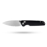 Youth Bird Serrated Pocket Knife (3''+14C28N+G10)-Crossbar Lock-Thumb stud-G053