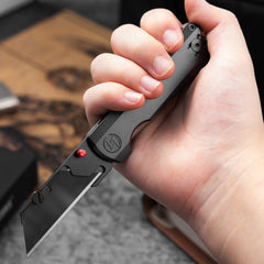 Ti NOVA T078 Utility Knife (2.68"+SK5 Blade+Titanium)Blade x10