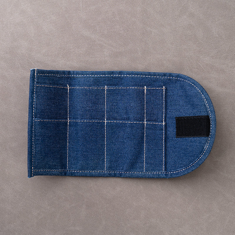 Olitans Denim Knife Roll Pouch