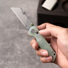 Adélie Penguins G076 Utility Knife (2.68"+SK5 Blade+G10)Blade x10