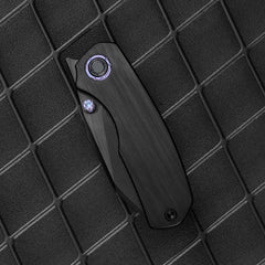 Mini Ti-Mastiff T074( 2.36'' + Bohler M390 + Step milled+Titanium )Folding Knife
