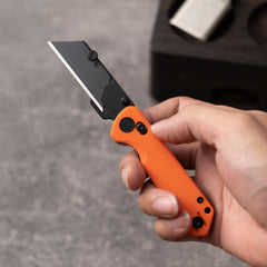 Adélie Penguins G076 Utility Knife (2.68"+SK5 Blade+G10)Blade x10