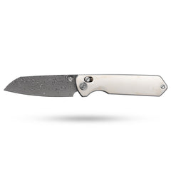 Imperial Penguin M060(3.35''+Damascus+Cow bone)-Axis lock-thumb stud