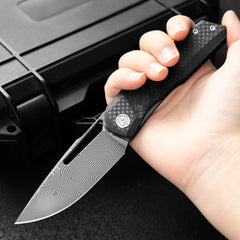 Sworf T077(3.4"+Bohler M390 +Titanium)Liner Lock