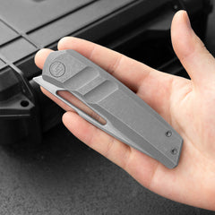 Sworf T077(3.4"+Bohler M390 +Titanium)Liner Lock
