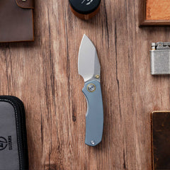 Mini Ti-Mastiff T074( 2.36'' + Bohler M390 +Titanium )Folding Knife