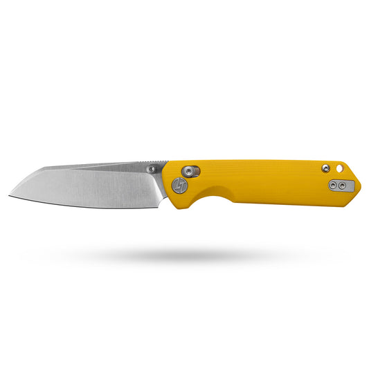 King Penguin G062 Folding Knife (3.35''+14C28N+ G10 Handle)-Crossbar Lock-Thumb Stud-Olitans