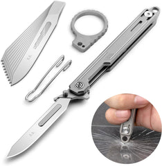 T022 Titanium Alloy Pocket Knife Folding-Olitans