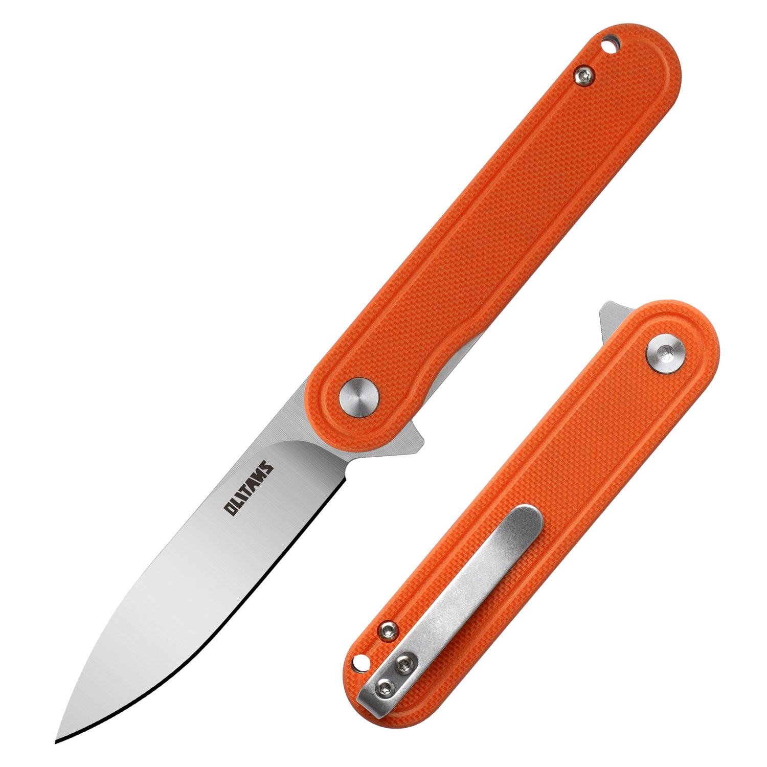 Rocket G040 Pocket Knife 2.75'' D2 Blade + G10 Handle - Liner Lock - Flipper