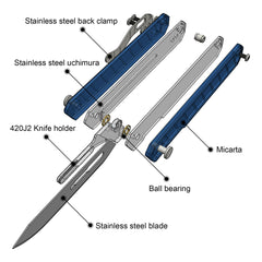 G046 Mecha Folding Sacalpel Knife G10 handle suitable for #24 & #60 Blade