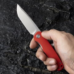 Stealth G047 3'' 14C28N Blade Pocket Knife, G10 Handle, Liner Lock, Front Flipper