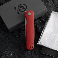 Stealth G047 3'' 14C28N Blade Pocket Knife, G10 Handle, Liner Lock, Front Flipper