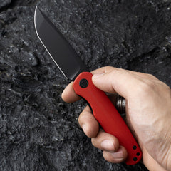 Stealth G047 3'' 14C28N Blade Pocket Knife, G10 Handle, Liner Lock, Front Flipper