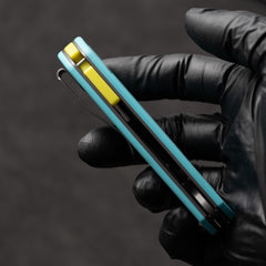 Lemon Shark G071(3.27"+10Cr15Mov+G10 Handle+PVD)-Liner Lock-Olitans