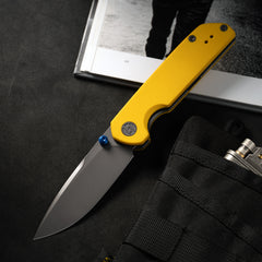 Lemon Shark G071(3.27"+10Cr15Mov+G10 Handle+PVD)-Liner Lock-Olitans