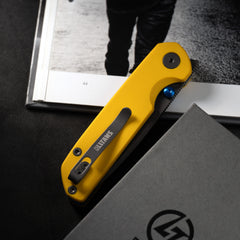 Lemon Shark G071(3.27"+10Cr15Mov+G10 Handle+PVD)-Liner Lock-Olitans