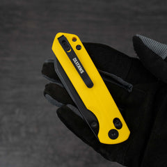 G062 King Penguin(3.35''+14C28N Blade+G10 Handle)-Crossbar Lock-Thumb Stud