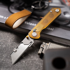 Adélie Penguins G076 Utility Knife (2.68"+SK5 Blade+G10)Blade x10