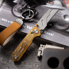 Adélie Penguins G076 Utility Knife (2.68"+SK5 Blade+G10)Blade x10