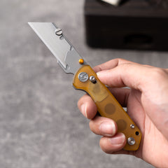 Adélie Penguins G076 Utility Knife (2.68"+SK5 Blade+G10)Blade x10