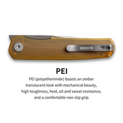 Stealth G047(3.07'' +14C28N +G10)Liner Lock-Front Flipper