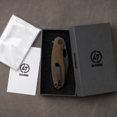 PEI black G064 knife in presentation box