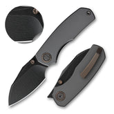 Mini Ti-Mastiff T074( 2.36'' + Bohler M390 +Step milled+Titanium )Folding Knife
