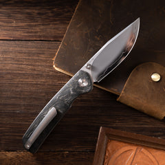 Gecko M070 (3.07'+SLD Magic+Carbon fibre)-Liner Lock-thumb stud