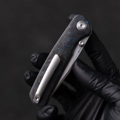 Gecko M070 (3.07'+SLD Magic+Carbon fibre)-Liner Lock-thumb stud