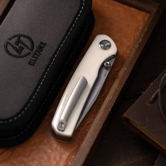 Gecko M070 (3.07''+SLD Magic+Bone)-Liner Lock-thumb stud