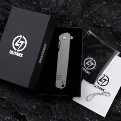 T058 Folding Scalpel Knife Titanium Alloy handle suitable for #24 & #60 Blade