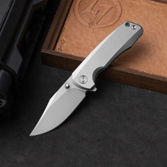 Ti-Bomber 2.0 T068 - Clip Point(2.95"+Bohler M390 +Titanium)