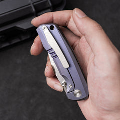 Ti-Bomber 2.0 T068 - Clip Point(2.95"+Bohler M390 +Titanium)