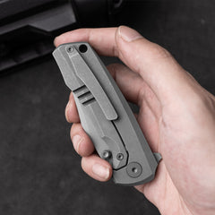 Ti-Bomber 2.0 T068 - Clip Point(2.95"+Bohler M390 +Titanium)