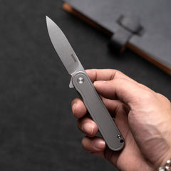 Rocket T025 Pocket Knife(2.76''+D2 Blade+Titanium)Frame Lock-Flipper