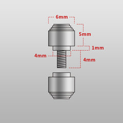 Multi-Color Anodized Aluminum alloy Thumb Stud-Olitans