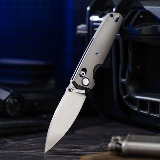 Ti-Aero T075 Titanium Folding Knife: M390 Steel Meets Lightweight EDC Design