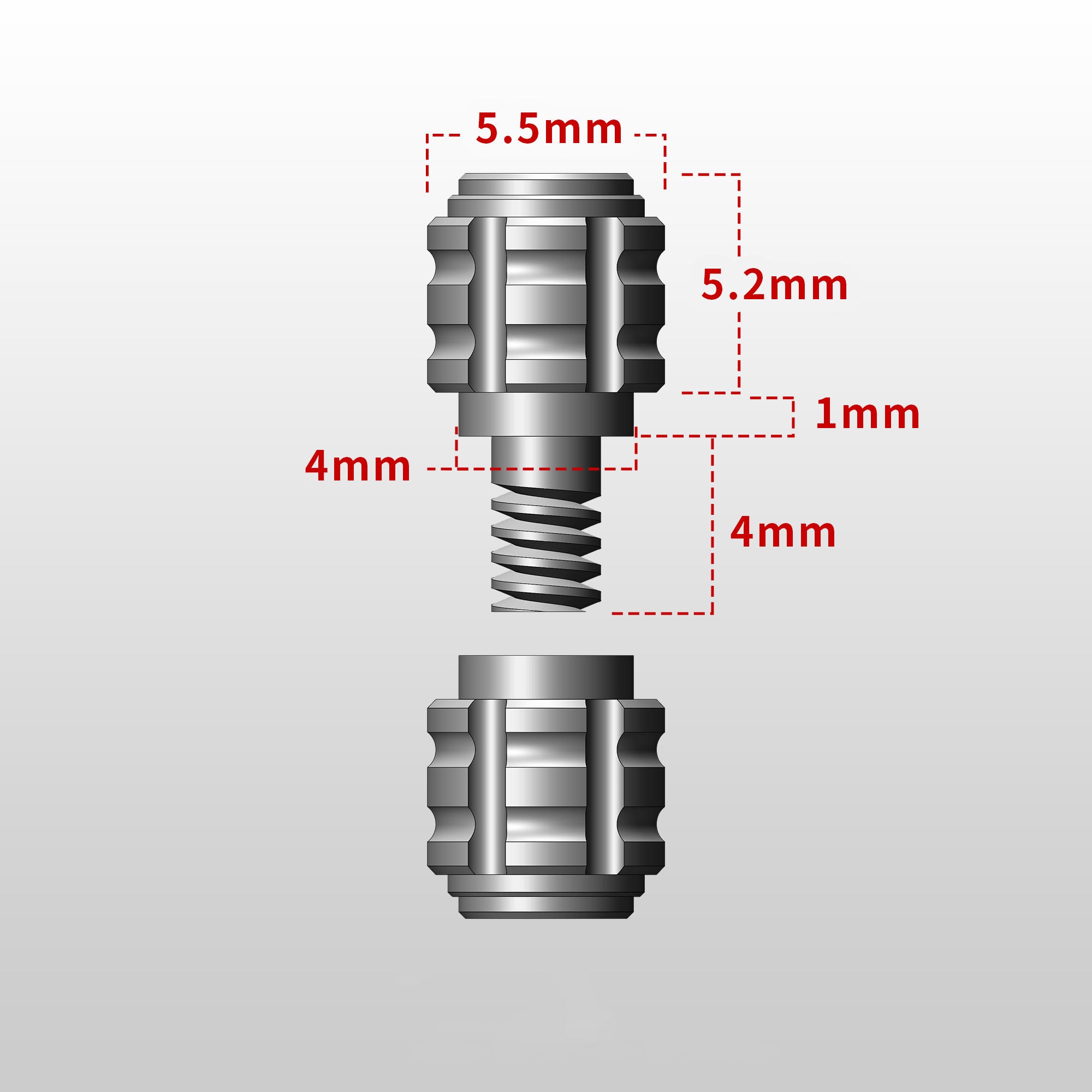 Multi-Color Anodized Titanium Thumb Stud-Olitans